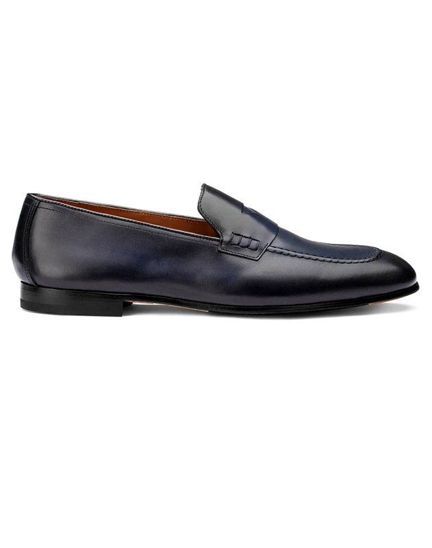 DOUCAL''S DOUCAL''S MOCASSINO DU2983PANNUF159NB28- INDIGO+F.DO NERO DarkBlue