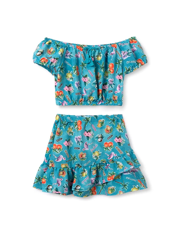 MAYORAL MAYORAL ΣΕΤ ΦΟΥΣΤΑ ΣΤΑΜΠΩΤΗ 06989-080 Turquoise