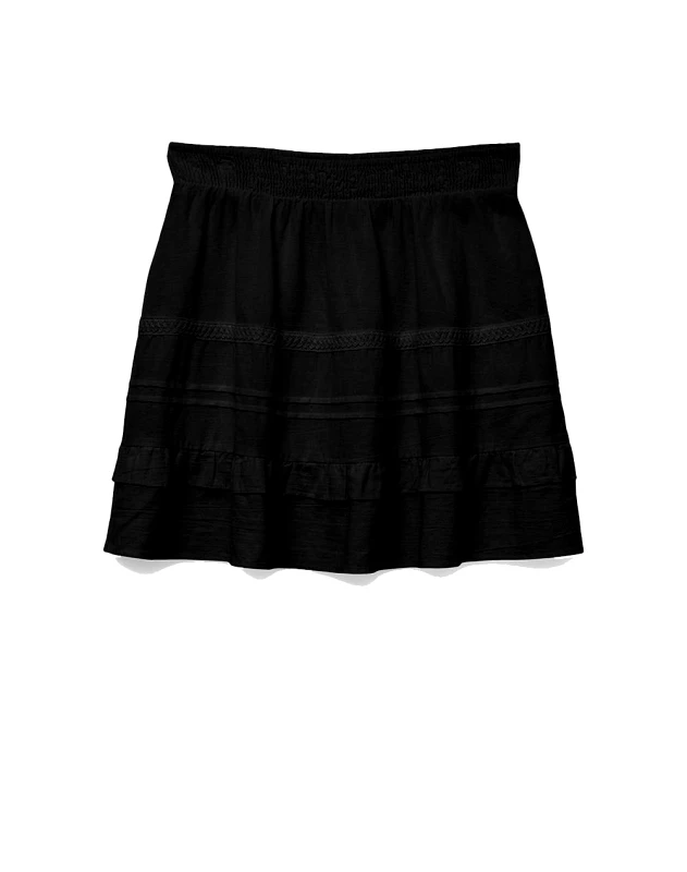 VERO MODA VERO MODA VMPRETTY SHORT SKIRT WVN GA NOOS 10325239-BLACK Black