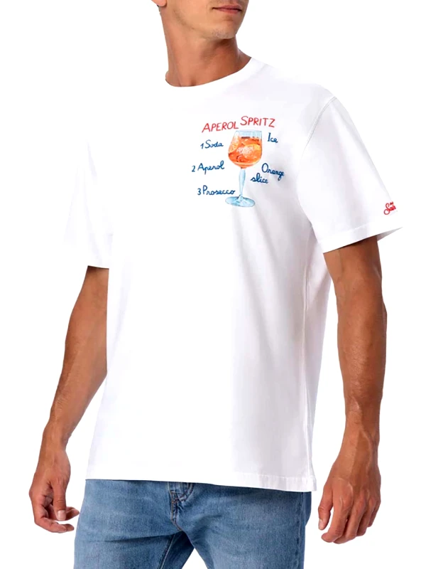 MC2 MC2 TSHIRT MAN-T-SHIRT-SPRITZ 01N EMB TSHM001-02701H-02701H White