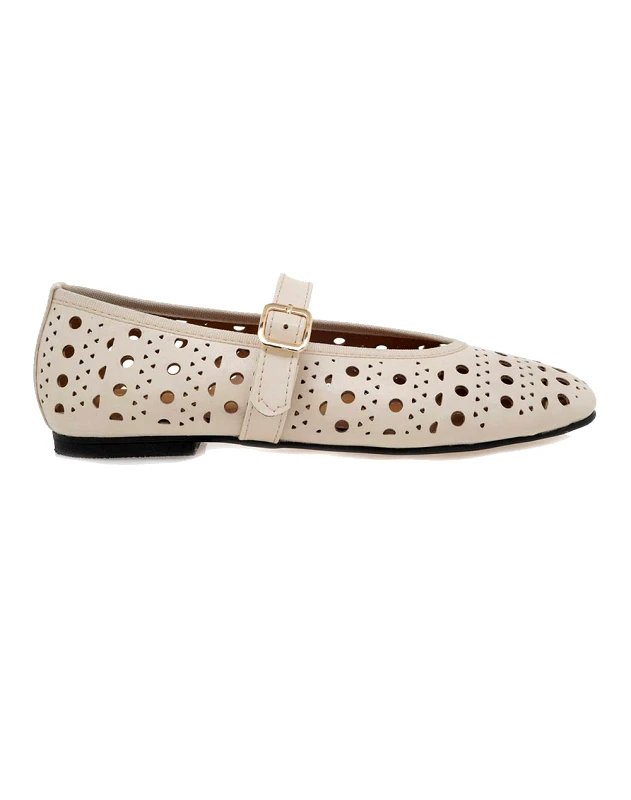 MOI LONDON ATHENS MOI ATHENS MARY JANE U128B0081411-411 OffWhite