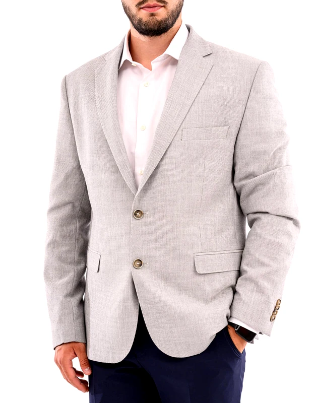 LEXTON LEXTON ΣΑΚΑΚΙ 08.35.FRESCO BLAZER-L. GREY LightGray