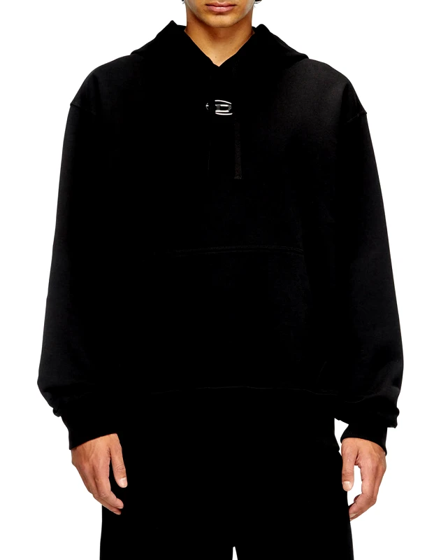 DIESEL DIESEL S-MACS-HOOD-OD SWEAT-SHIRT A098560BMBJ-9XX Black