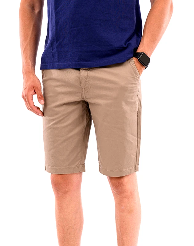 LEXTON LEXTON ΒΕΡΜΟΥΔΑ 10.35.CANETTATO SHORTS-CAMMELO Camel