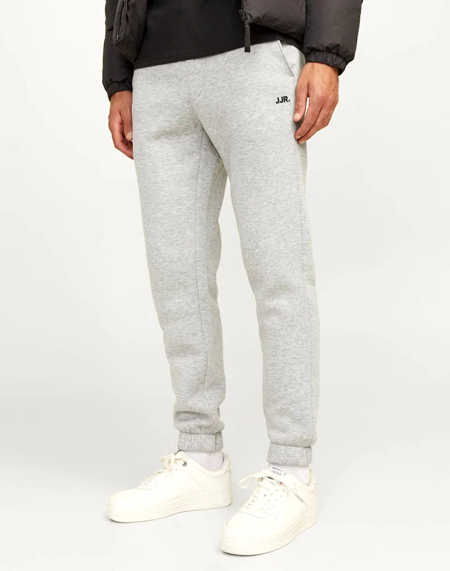 JJ REBEL JJREBEL JREBGORM REG REBEL LOGO SWEAT PANTS NOOS 12263903-Light Grey Melange LightGray