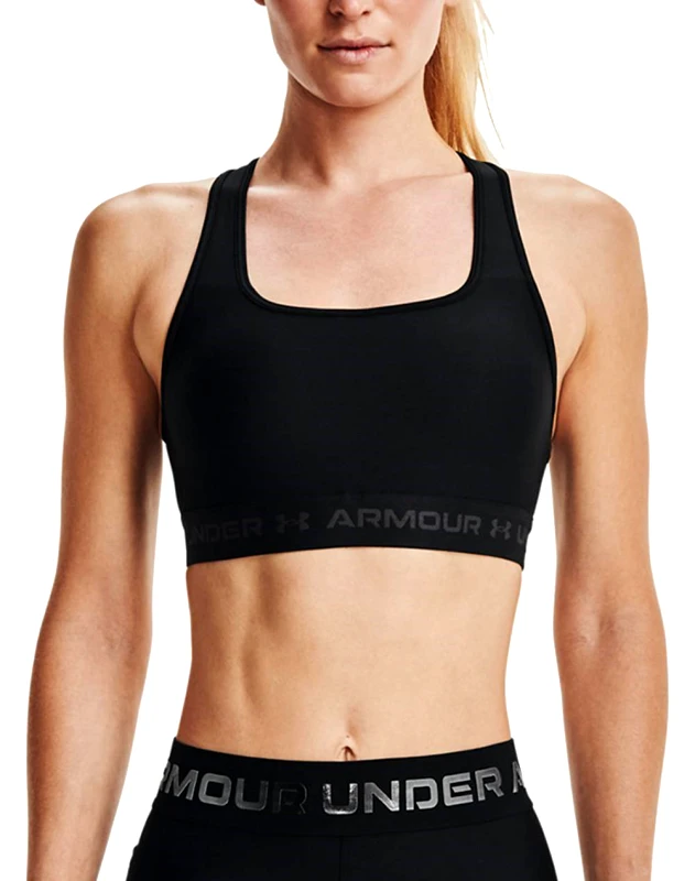 UNDER ARMOUR UNDER ARMOUR UA Crossback Mid Bra 1361034-001 Black
