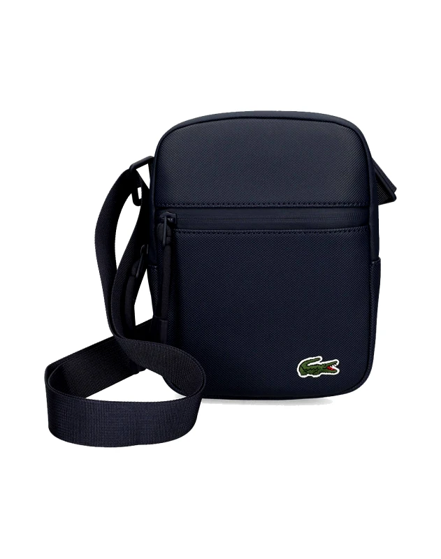 LACOSTE LACOSTE ΤΣΑΝΤΑ S FLAT CROSSOVER BAG 3NH3307LV-P88 DarkBlue