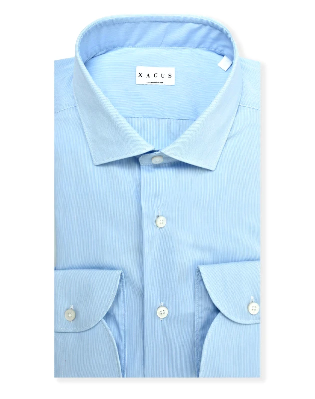 XACUS XACUS SHIRT 358ML41223-003 Ciel