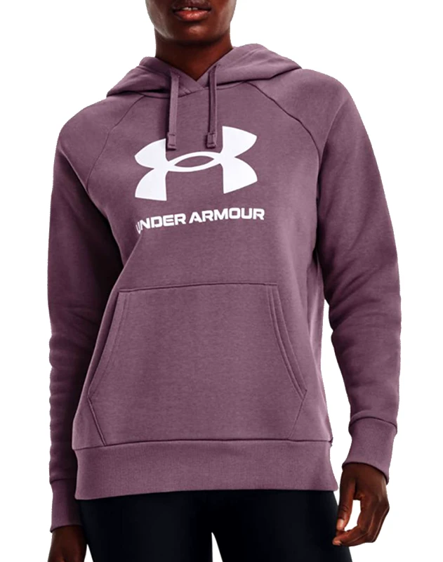 UNDER ARMOUR UNDER ARMOUR Women''s UA Rival Fleece Big Logo Hoodie 1379501-D491 Lilac