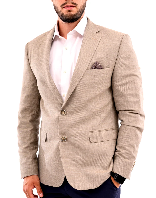 LEXTON LEXTON ΣΑΚΑΚΙ 08.35.FRESCO BLAZER-BEIGE Biege