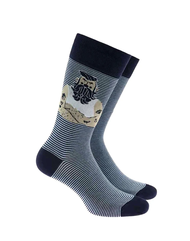 WALK WALK ΑΝΔΡΙΚΕΣ ΚΑΛΤΣΕΣ BAMBOO ΜΕ ΣΧΕΔΙΟ W304-44-75/ΜΠΛΕ ΣΚΟΥΡΟ 2 DarkBlue