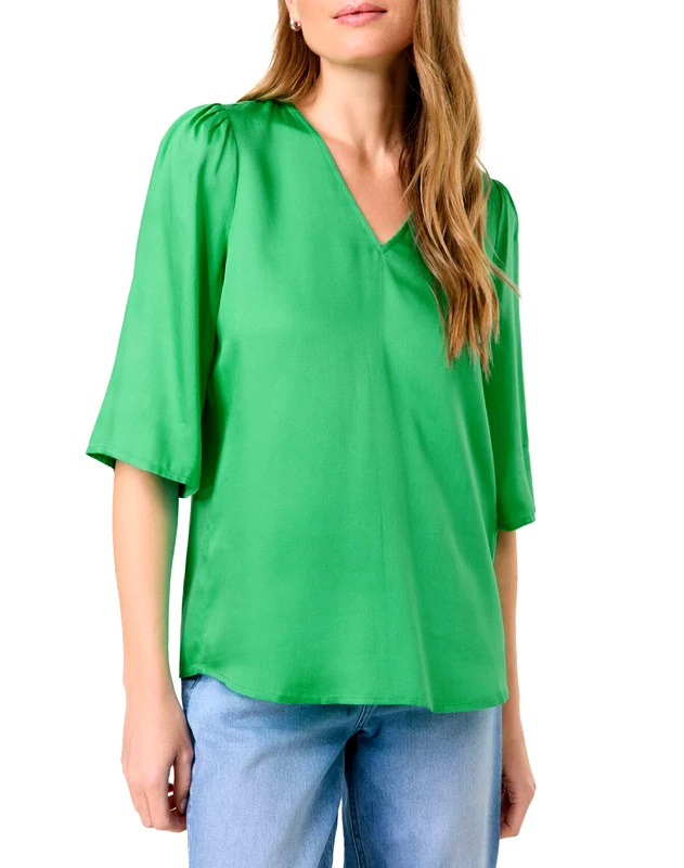 TAIFUN TAIFUN BLOUSE 1/2 SLEEVE 760320-11142-05720 Green