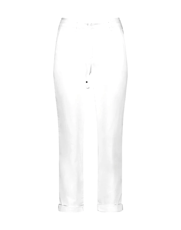 GERRY WEBER GERRY WEBER PANT LEISURE CROPPED 925045-66933-99600 White