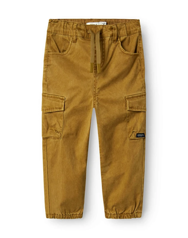 NAME IT NAME IT NMMBEN CARGO R TWI PANT 1771-HI NOOS 13212620-Dull Gold Tan