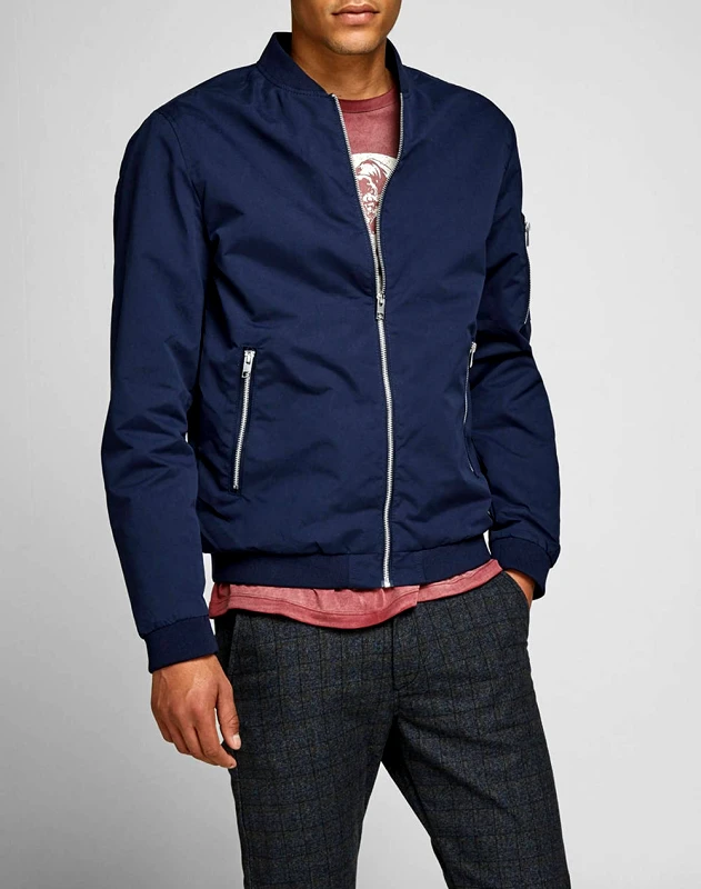 JACK&JONES JACK&JONES ΜΠΟΥΦΑΝ JJERUSH BOMBER NOOS 12165203-Navy Blazer NavyBlue