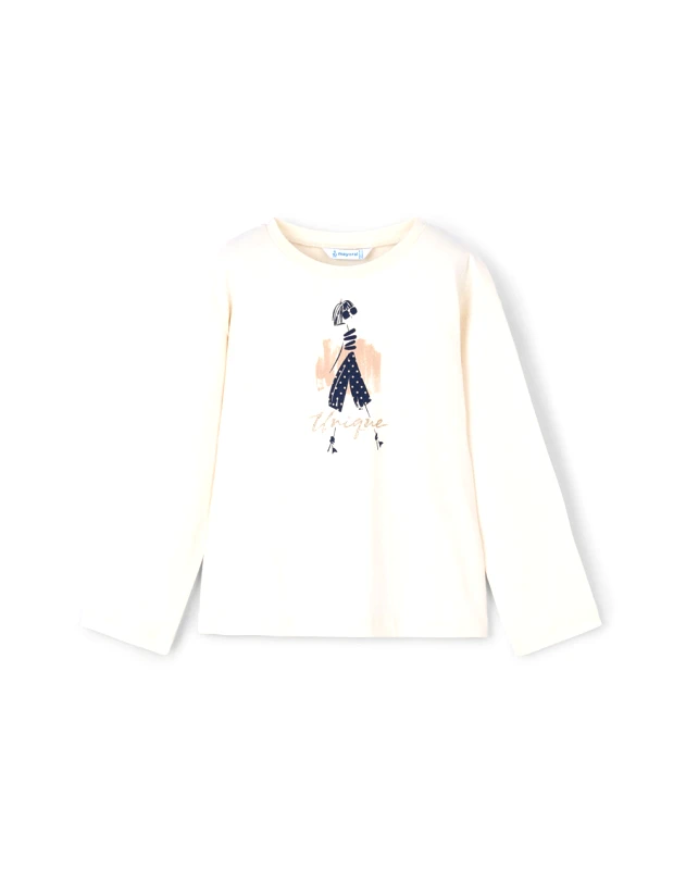 MAYORAL MAYORAL ΜΠΛΟΥΖΑ ΜΑΚΡΥΜΑΝΙΚΗ 04010-071 OffWhite