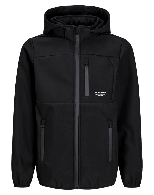 JACK&JONES JACK&JONES JJETHEO SOFTSHELL JACKET NOOS JNR 12269432-BLACK Black