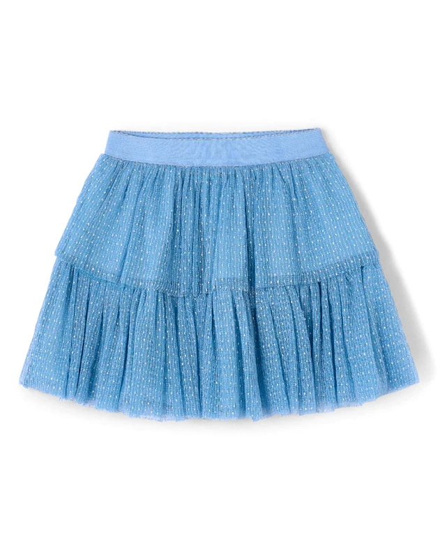 MAYORAL MAYORAL ΦΟΥΣΤΑ ΤΟΥΛΙ ΦΑΝΤΑΣΙΑ 04906-025 Blue