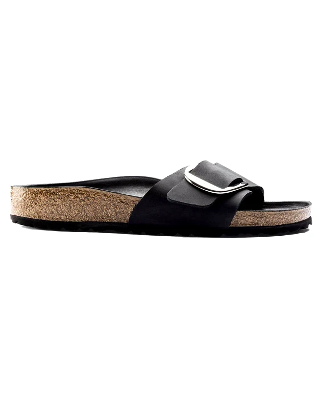 BIRKENSTOCK BIRKENSTOCK F25 LEATHER MADRID BIG BUCKLE LEOI BLACK HEX 35 - 43 NARROW CORE ESSENTIAL ΠΑΠΟΥΤΣΙ ΓΥΝΑΙΚΕΙΟ 1006523003543-BLACK Black