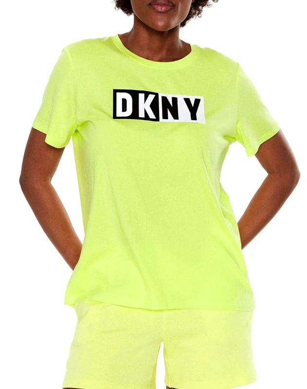 DKNY DKNY LOGO ΜΠΛΟΥΖΑΚΙ ΚΟΝΤΟΜΑΝΙΚΟ DKNY DP2T5894-0051 Lime