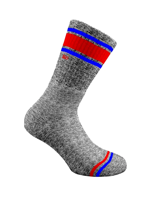 WALK WALK 3SIXTY ΓΥΝΑΙΚΕΙΕΣ ΑΘΛΗΤΙΚΕΣ ΒΑΜΒΑΚΕΡΕΣ ΚΑΛΤΣΕΣ S502-1W-1001/ΓΚΡΙ ΣΚΟΥΡΟ Gray