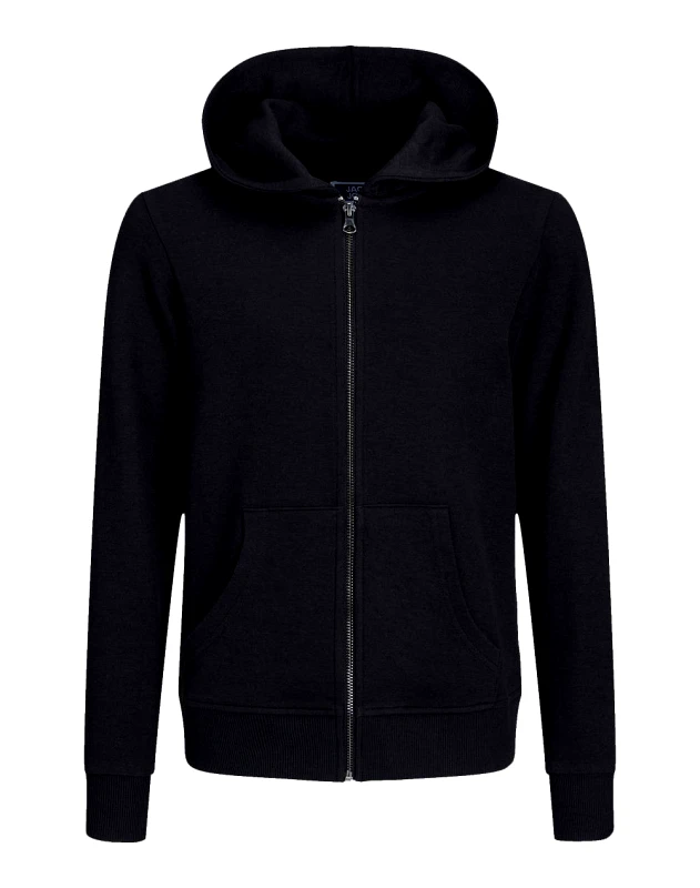 JACK&JONES JACK&JONES JJEBASIC SWEAT ZIP HOOD NOOS JNR 12182519-BLACK Black