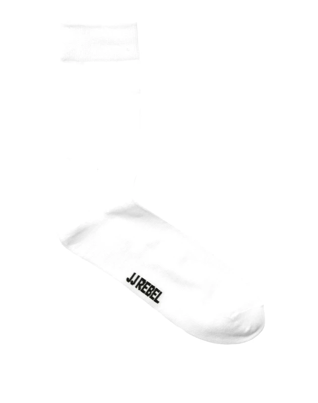 JJ REBEL JJ REBEL JREBREBEL LOGO SOCKS 5 PACK NOOS 12272617-WhiteWhite White