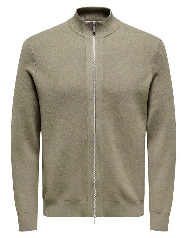 ONLY&SONS ONLY&SONS ONSCOOPER REG LS 12 CARDIGAN KNIT FRML 22035017-Walnut Biege
