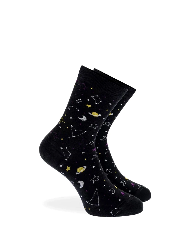 WALK WALK ΓΥΝΑΙΚΕΙΕΣ ΚΑΛΤΣΕΣ BAMBOO ΜΕ ΣΧΕΔΙΟ W331-13-02 Black
