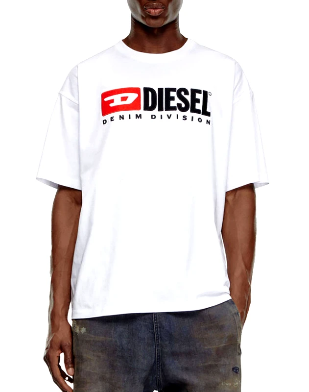 DIESEL DIESEL T-BOXT-DIV T-SHIRT A149430GRAI-100 White