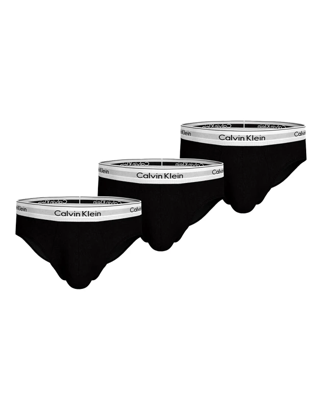 CALVIN KLEIN CALVIN KLEIN JEANS HIP BRIEF 3PK LV00NB4388-UB1 Black