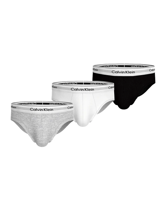 CALVIN KLEIN CALVIN KLEIN JEANS HIP BRIEF 3PK LV00NB4388-MP1 Gray