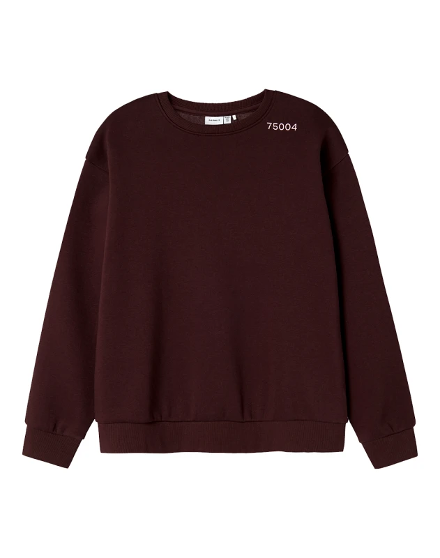 NAME IT NAME IT NKFODIKA LS RLX SWEAT BRU BF 13247274-Sassafras Bordeux