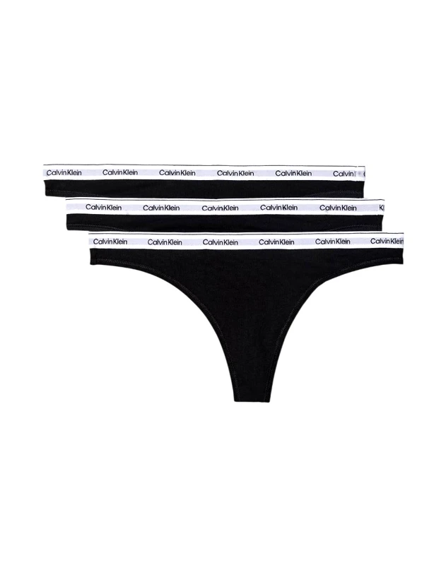 CALVIN KLEIN CALVIN KLEIN JEANS THONG 3PK 000QD5209E-UB1 Black
