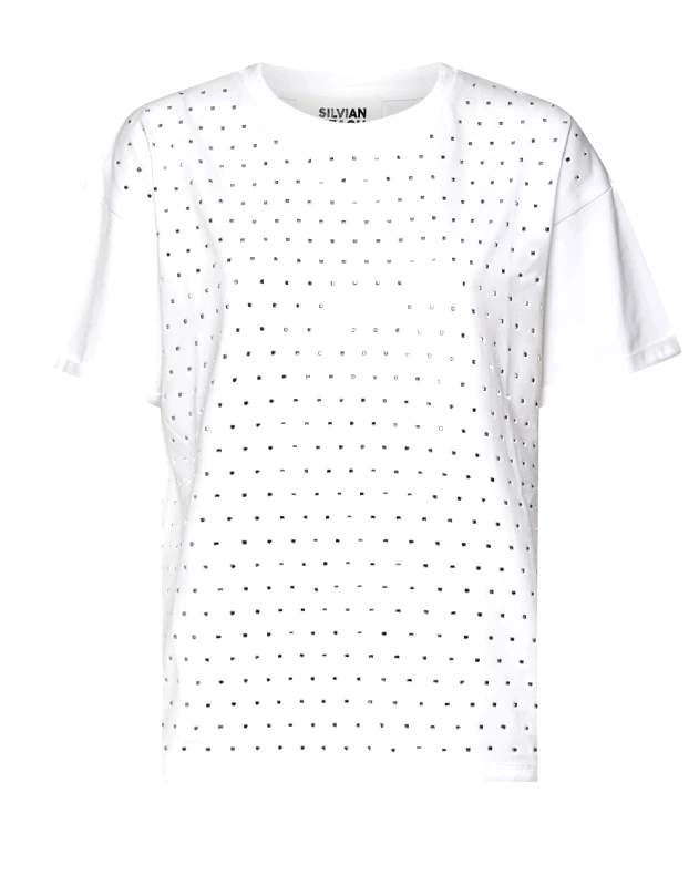 SILVIAN HEACH SILVIAN HEACH T-SHIRT SEDIBANA GPP26093TS-WHITE White
