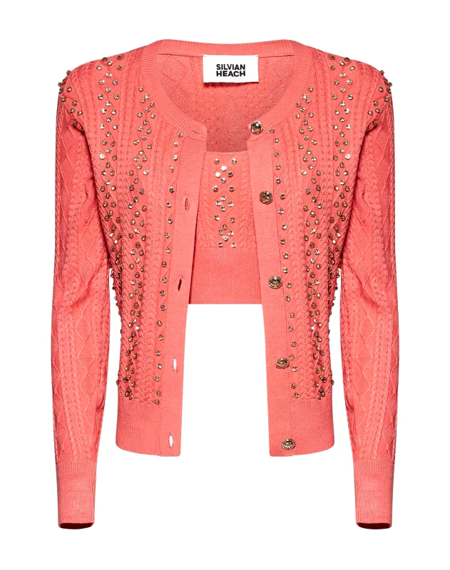 SILVIAN HEACH SILVIAN HEACH TWINSET SELAJI GPP26098TW-CORAL Coral