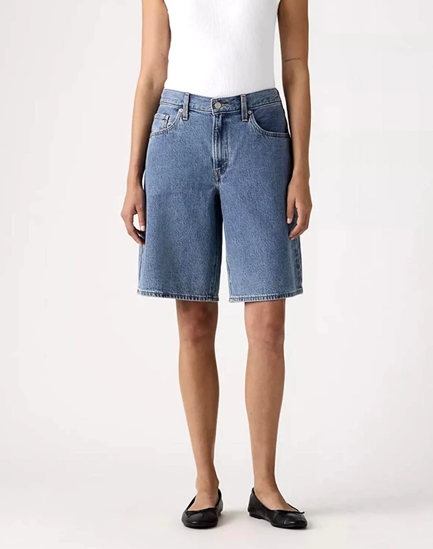 LEVIS LEVIS BAGGY DAD JORT 000MJ-0016-0016 DenimBlue