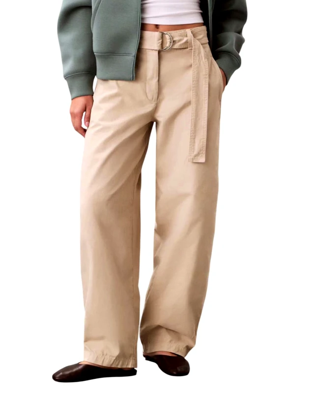 CALVIN KLEIN CALVIN KLEIN JEANS COTTON SEAMED PANT LV044E619G-2F2 Biege