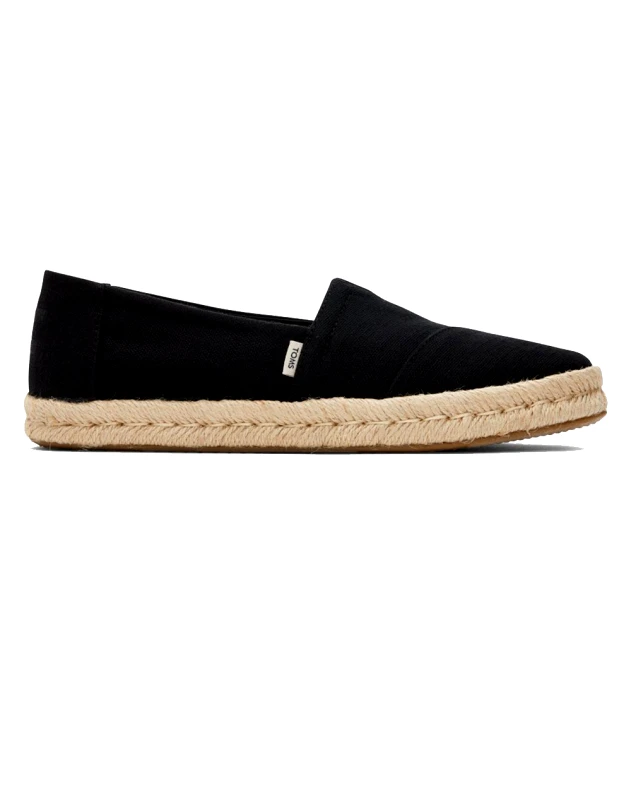 TOMS TOMS BLK REC SLUBBY WM ALROPE ESP 10020687-BLACK Black