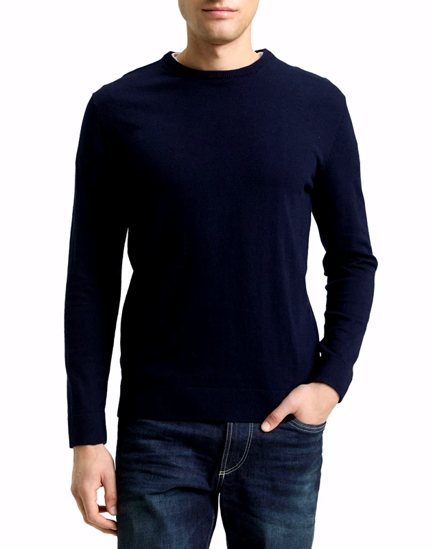 TOM TAILOR TOM TAILOR BASIC CREW NEC ΠΛΕΚΤΟ ΑΝΔΡΙΚΟ 1049500-10668 DarkBlue