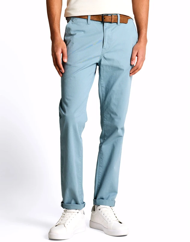 TOM TAILOR TOM TAILOR SLIM CHINO WITH BELT ΠΑΝΤΕΛΟΝΙ ΑΝΔΡΙΚΟ 1027694-30118 LightBlue