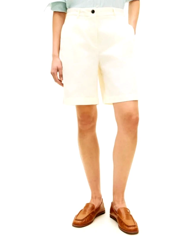TOMMY HILFIGER TOMMY HILFIGER CO GMD BLEND CHINO SHORT WW0WW49648-AEF Cream
