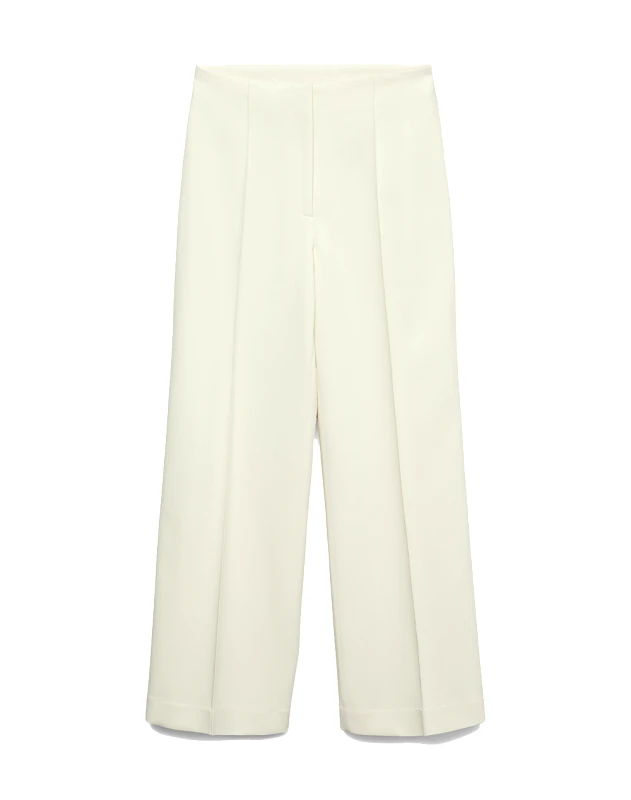 AWARE BY VERO MODA AWARE BY VERO MODA AWVANNAH HW STRAIGHT PANT 10339491-Birch Cream