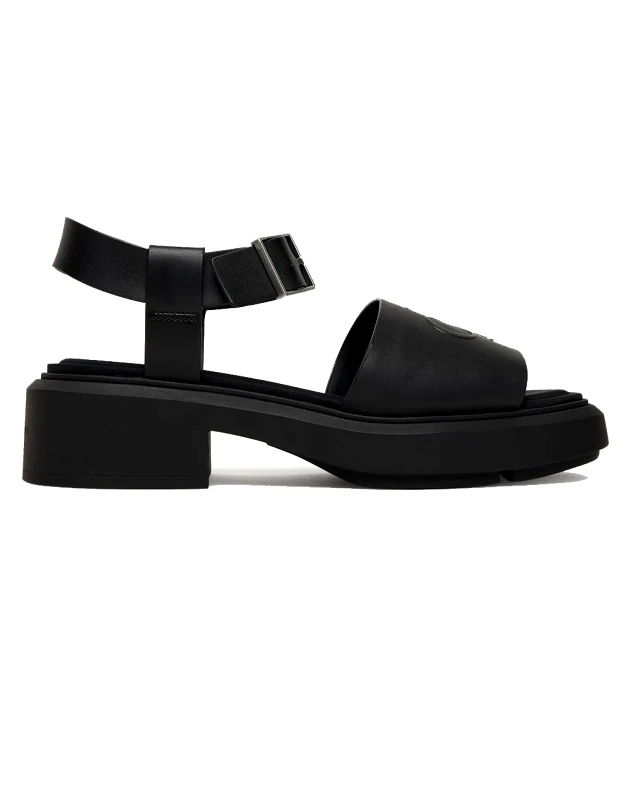 CALVIN KLEIN CALVIN KLEIN JEANS CHUNKY SANDAL LTH MG HW0HW03131-0GJ TotalBlack