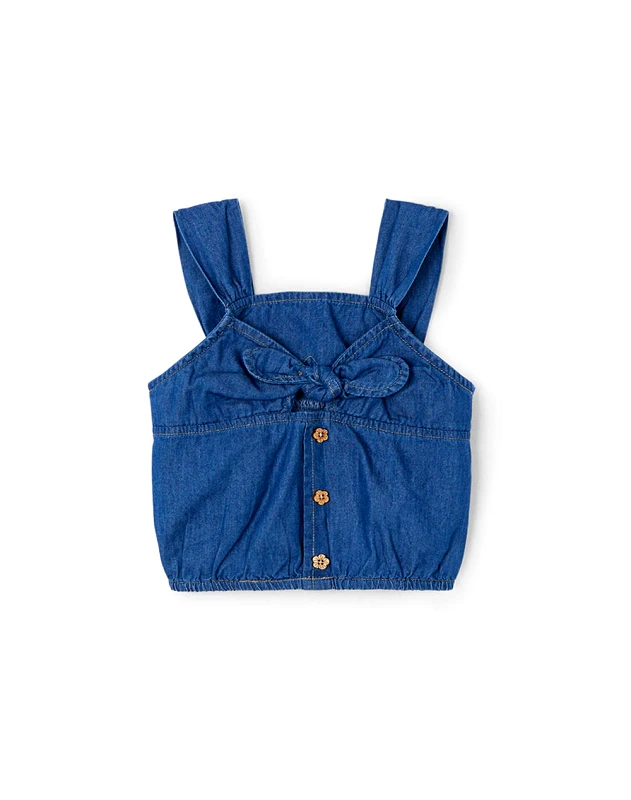 MAYORAL MAYORAL ΤΟΠ ΦΑΡΔΥ 03057-078 DenimBlue