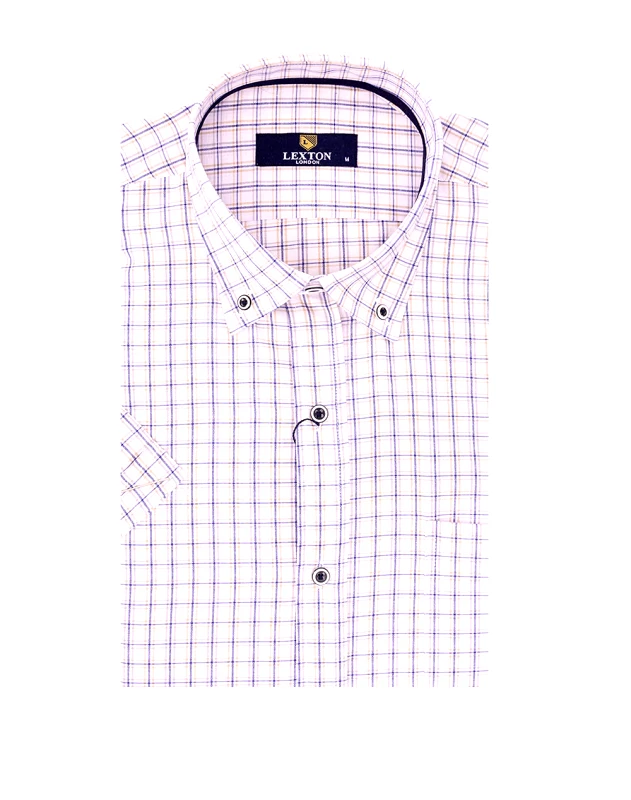 LEXTON LEXTON ΠΟΥΚΑΜΙΣΟ Κ/Μ 12.35.LAVALSHORT SLEEVES-NAVY NavyBlue