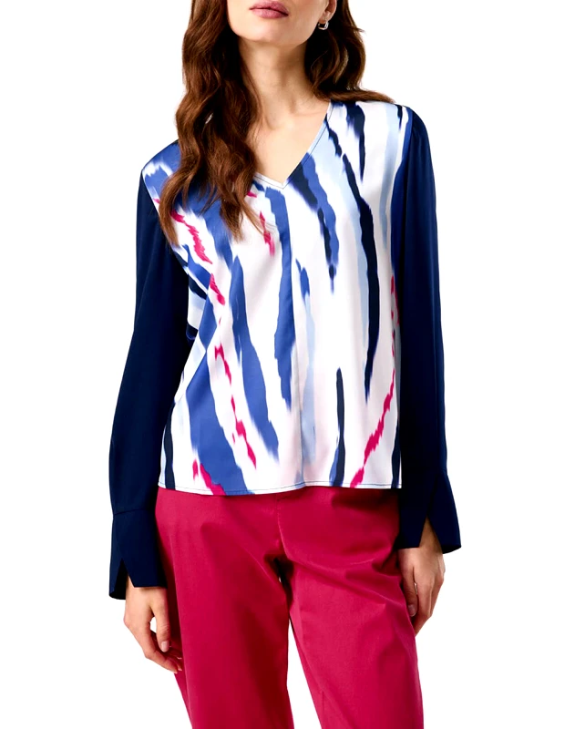 TAIFUN TAIFUN T-SHIRT 1/1 SLEEVE 771309-16108-08922 NavyBlue