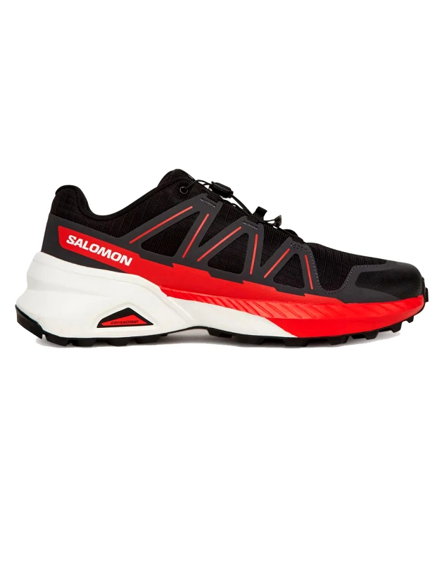 SALOMON SALOMON SMU BANK SHOES SPEEDCROSS PEAK BLACK/ASPHALT/FIRD ΠΑΠΟΥΤΣΙ ΑΝΔΡΙΚΟ L47790100-UNIQUE Black