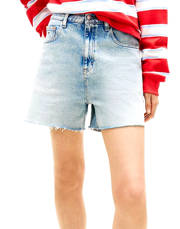 TOMMY JEANS TOMMY JEANS MOM SHORT BJ8115 DW0DW22694-1ABNI DenimLightBlue