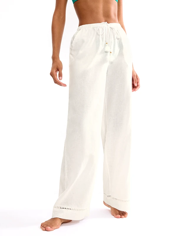 TRIUMPH TRIUMPH Summer Wear Trousers 01 10227239-00GZ OffWhite